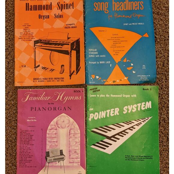 Vintage 1950s-1970s Sheet Music Country Western, Hammond Organ, Hit Parade - Picture 3 of 14